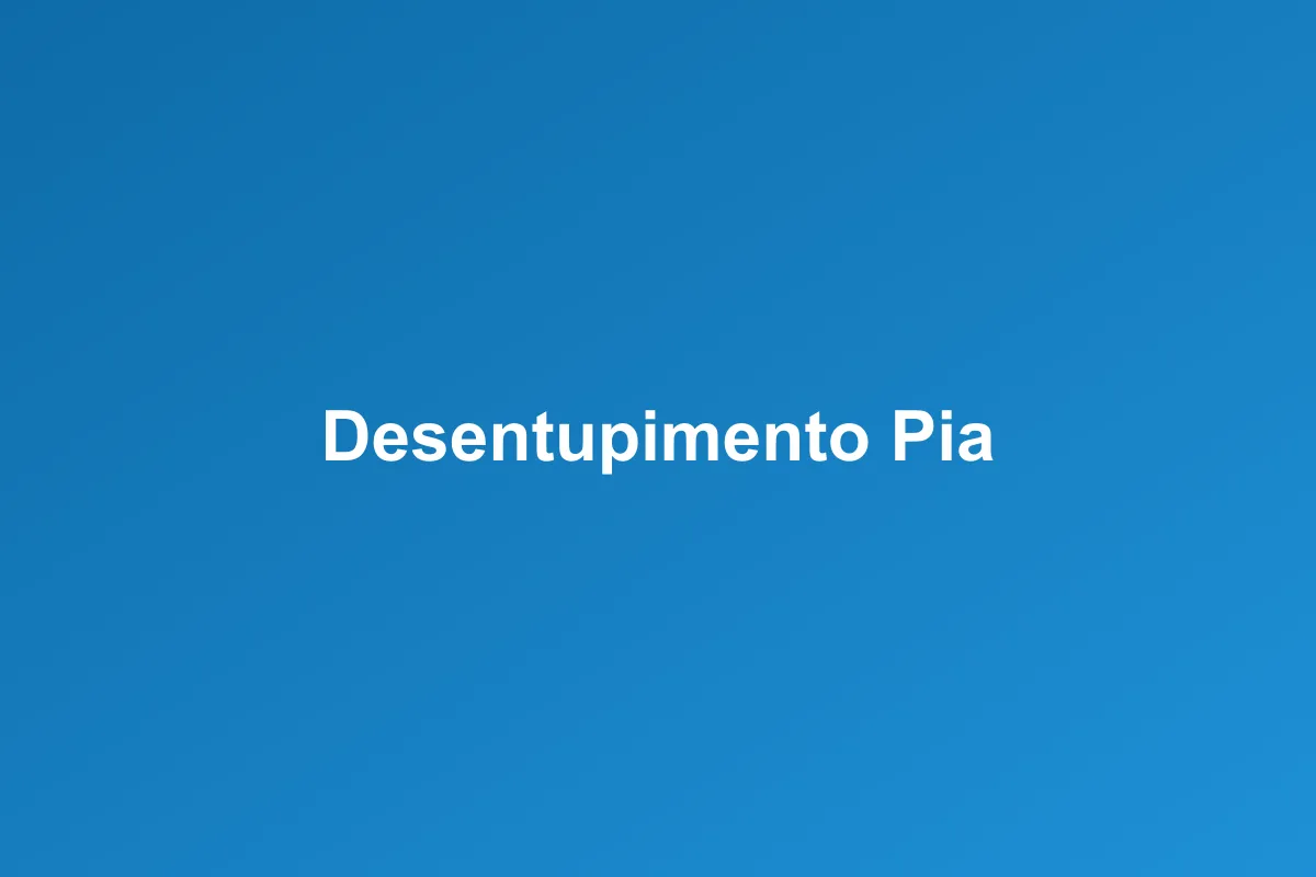 Desentupimento de pia em Maceió – desobstrução profissional